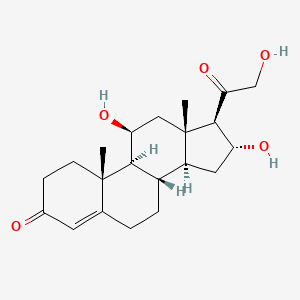 molecular formula C21H30O5 B1195960 16α-羟基皮质酮 CAS No. 566-71-2