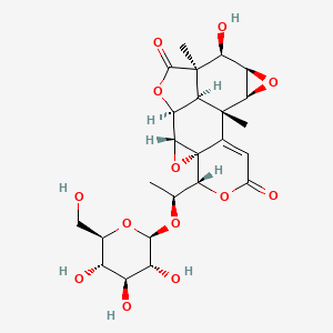 molecular formula C24H30O13 B1195966 Inumakilactone A glycoside CAS No. 37850-48-9