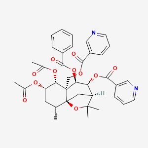 molecular formula C38H40N2O11 B1195969 Catheduline E2 CAS No. 61231-06-9