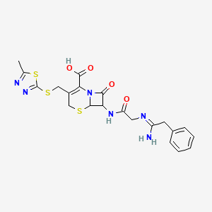 molecular formula C21H22N6O4S3 B1195971 Antibiotic BL-S 339 CAS No. 40158-24-5
