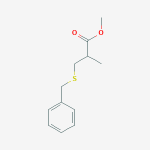 Methyl 3-(benzylsulfanyl)-2-methylpropanoate