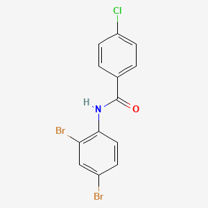 4-chloro-N-(2,4-dibromophenyl)benzamide