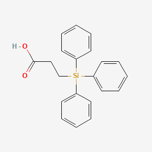 3-(Triphenylsilyl)propanoic acid