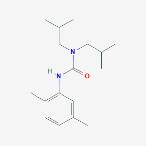 Urea, N'-(2,5-dimethylphenyl)-N,N-bis(2-methylpropyl)-