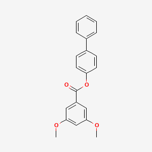 (4-phenylphenyl) 3,5-dimethoxybenzoate