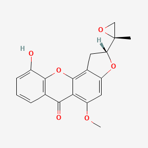 molecular formula C19H16O6 B1195998 Psorospermin CAS No. 74045-97-9
