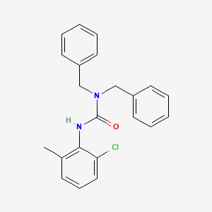 N,N-Dibenzyl-N'-(2-chloro-6-methylphenyl)urea