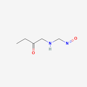 molecular formula C5H10N2O2 B1196007 N-Nitrosomethyl(2-oxobutyl)amine CAS No. 89367-14-6