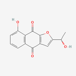 molecular formula C14H10O5 B1196012 Kigelinone CAS No. 80931-34-6