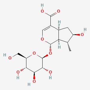 molecular formula C16H24O10 B1196017 7-Epiloganic acid 