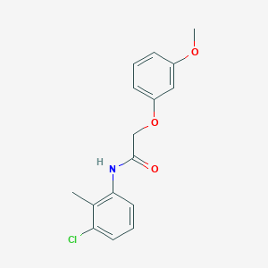 N-(3-chloro-2-methylphenyl)-2-(3-methoxyphenoxy)acetamide