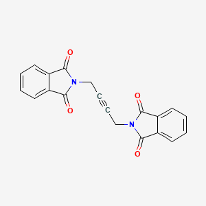 molecular formula C20H12N2O4 B11960361 1,4-Diphthalimido-2-butyne CAS No. 34662-00-5