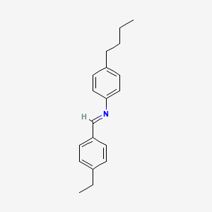 Benzenamine, 4-butyl-N-[(4-ethylphenyl)methylene]-