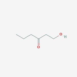 molecular formula C6H12O2 B1196061 Hydroxymethylpentanone CAS No. 77110-34-0