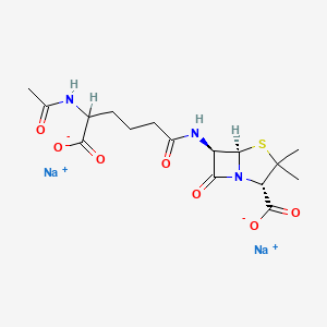 molecular formula C16H21N3Na2O7S B1196068 N-Acetylisopenicillin CAS No. 84713-89-3