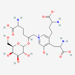 molecular formula C24H38N4O13 B1196073 Galactosylpyridinoline CAS No. 87672-07-9