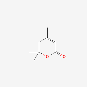 4,6,6-Trimethyl-5,6-dihydro-2H-pyran-2-one