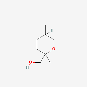B1196098 Tetrahydro-2,5-dimethyl-2H-pyranmethanol CAS No. 54004-46-5
