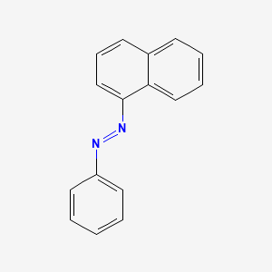 molecular formula C16H12N2 B11960992 Diazene, naphthalenylphenyl- CAS No. 89453-07-6