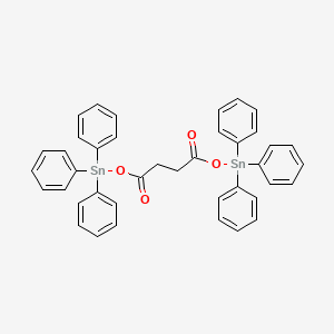 molecular formula C40H34O4Sn2 B11961013 3,6-Dioxo-1,1,1,8,8,8-hexaphenyl-2,7-dioxa-1,8-distannaoctane CAS No. 15081-77-3