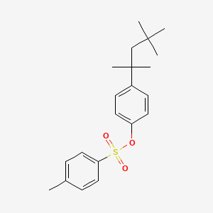 4-(2,4,4-Trimethylpentan-2-yl)phenyl 4-methylbenzene-1-sulfonate