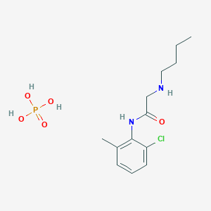 molecular formula C13H22ClN2O5P B1196122 Butanilicaine phosphate CAS No. 2081-65-4
