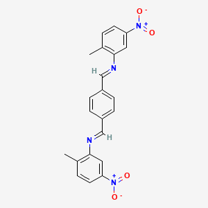 N,N'-(1,4-Phenylenedimethylidyne)bis(5-nitro-O-toluidine)