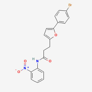 3-(5-(4-Bromophenyl)-2-furyl)-N-(2-nitrophenyl)propanamide