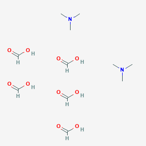 Pentakis(formic acid); bis(trimethylamine)