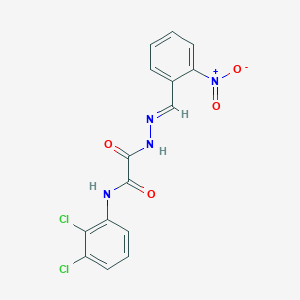 N-(2,3-Dichlorophenyl)-2-(2-(2-nitrobenzylidene)hydrazino)-2-oxoacetamide