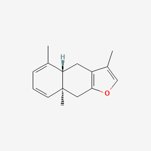 molecular formula C15H18O B1196131 Furanoeudesma 1,3-diene CAS No. 87605-93-4