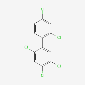 molecular formula C12H5Cl5 B1196140 2,2',4,4',5-Pentachlorobiphenyl CAS No. 38380-01-7