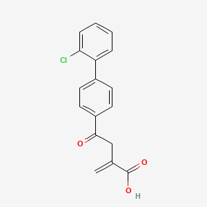 molecular formula C17H13ClO3 B1196142 依他诺酮 CAS No. 58182-63-1