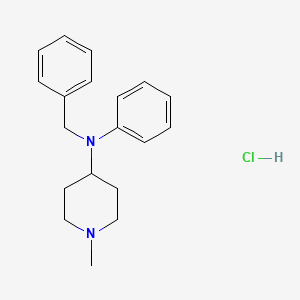 molecular formula C19H25ClN2 B1196145 Bamipine hydrochloride CAS No. 1229-69-2