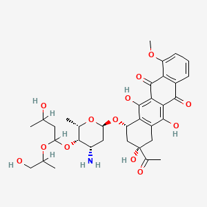 molecular formula C34H43NO13 B1196151 鲍迈菌素 CAS No. 64314-28-9