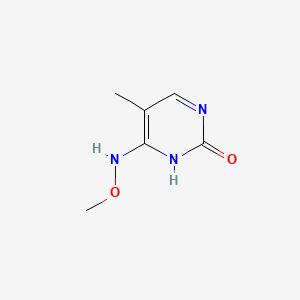 molecular formula C6H9N3O2 B1196162 N(4)-Methoxy-5-methylcytosine CAS No. 66735-56-6