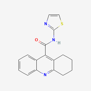 N-(1,3-thiazol-2-yl)-1,2,3,4-tetrahydro-9-acridinecarboxamide