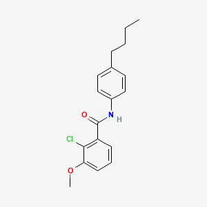 N-(4-butylphenyl)-2-chloro-3-methoxybenzamide