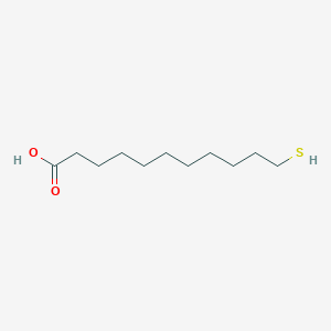 molecular formula C11H22O2S B1196176 11-巯基十一酸 CAS No. 71310-21-9