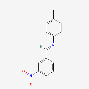 N-(3-Nitrobenzylidene)-P-toluidine