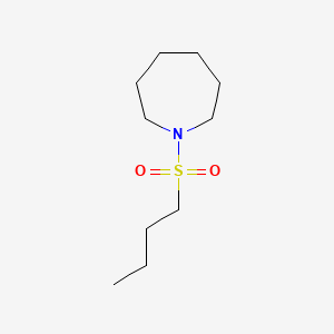 molecular formula C10H21NO2S B1196197 1H-Azepine, 1-(butylsulfonyl)hexahydro- CAS No. 14674-01-2