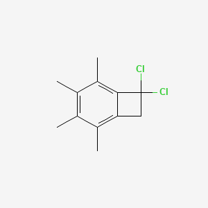 7,7-Dichloro-2,3,4,5-tetramethylbicyclo[4.2.0]octa-1,3,5-triene