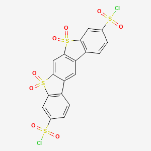 Tetraoxo-dibenzo(d,d')benzo(1,2-b,5,4-b')dithiophene-3,9-disulfonyl dichloride