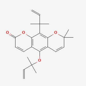 molecular formula C24H28O4 B1196208 Ponfolin CAS No. 88223-89-6