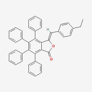 3-(4-Ethylbenzylidene)-4,5,6,7-tetraphenylisobenzofuran-1(3H)-one