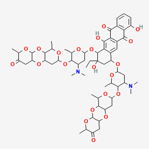 molecular formula C60H80N2O21 B1196212 Serirubicin CAS No. 94593-72-3
