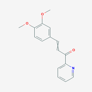 3-(3,4-Dimethoxyphenyl)-1-pyridin-2-ylprop-2-en-1-one