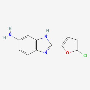 2-(5-Chloro-2-furyl)-1H-benzimidazol-5-amine