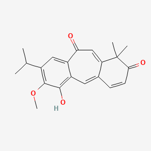 molecular formula C21H22O4 B1196219 Taxamairin A CAS No. 110300-76-0