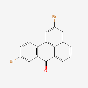 molecular formula C17H8Br2O B1196225 2,9-Dibromobenzanthrone CAS No. 79381-26-3